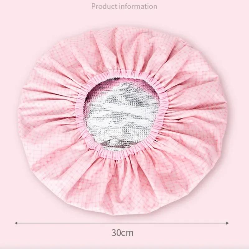 1 шт. самонагревающаяся шапочка из фольги, утолщенная нагревающаяся паровая маска для волос, портативная парикмахерская, гладкая шапочка для волос, масло для выпечки