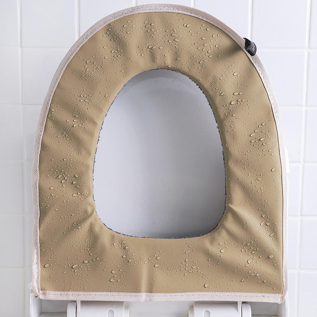 Подушка для сиденья унитаза Милый плюшевый бархатный чехол для сиденья унитаза на молнии Чехол для сиденья унитаза Стиральная машина Защитный чехол для унитаза Унитаз