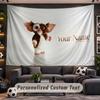 Gremlins Gizmo Personalized Tapestry Support Custom Name, Wall Art Home Decoration