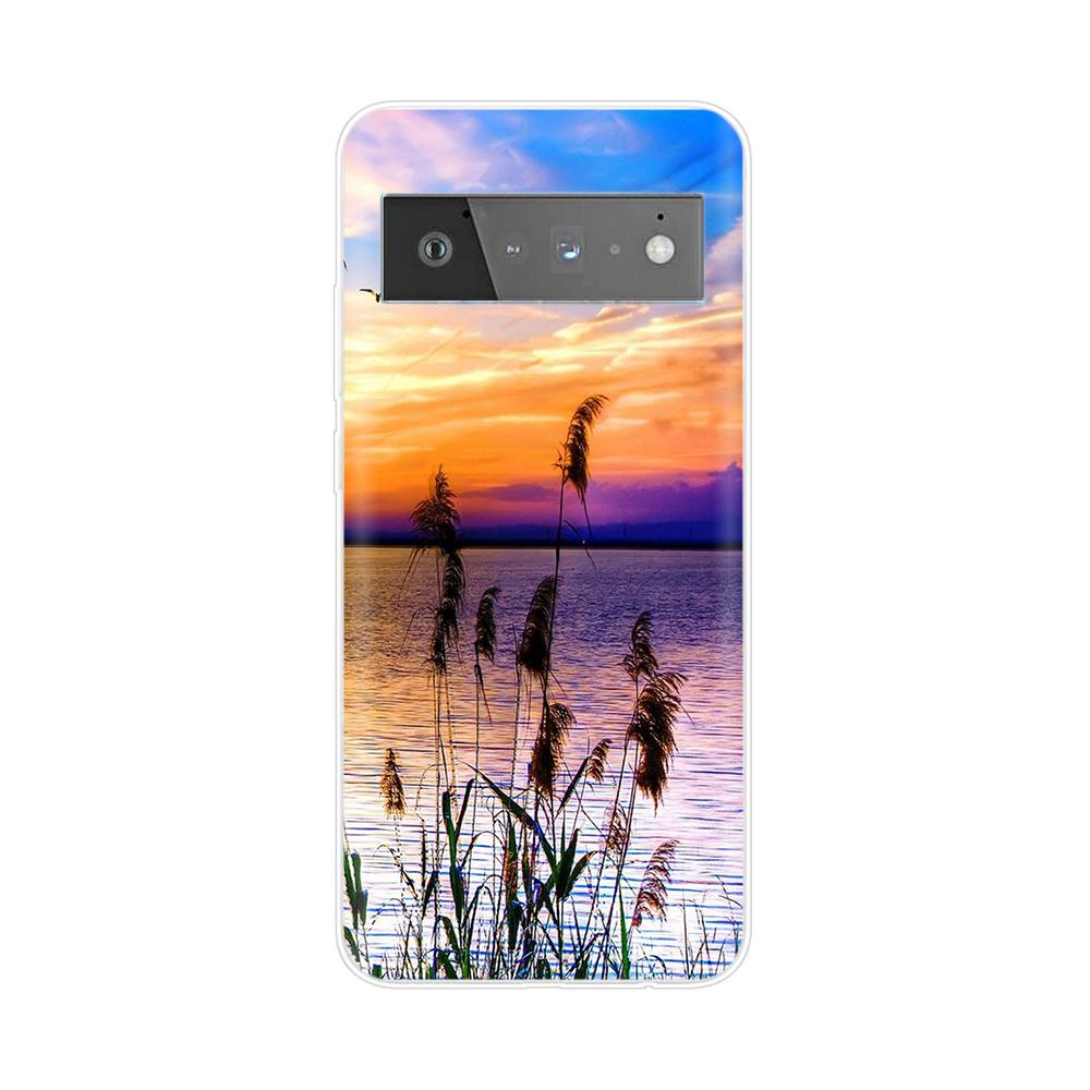 Чехол для Google Pixel 6 Pixel 6A Силиконовая задняя крышка Чехол для телефона Pixel 7 для Google Pixel 6 Pro 7 Чехлы Мягкий бампер коке Корпус