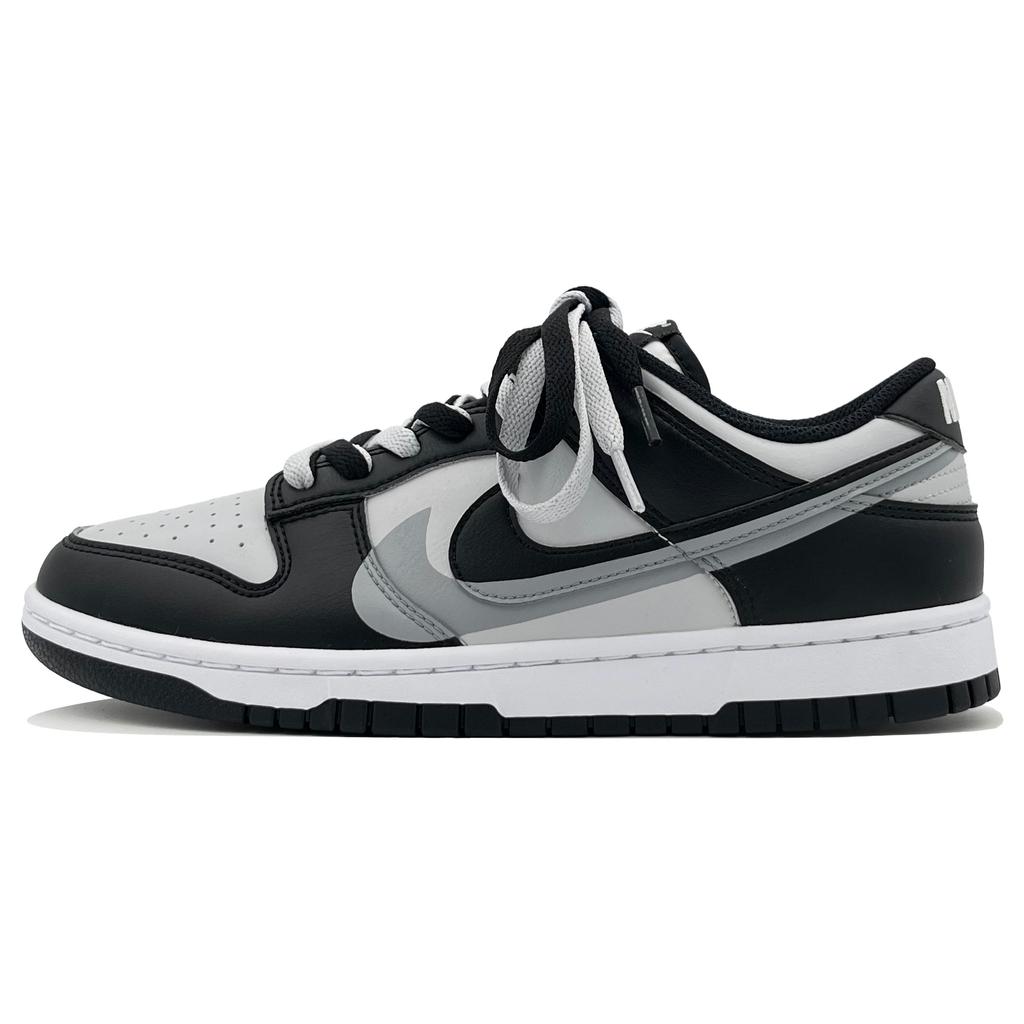 Nike Dunk Shadow Panda Abrasion Resistant Slip Resistant Low top Skateboard Shoes Unisex Black White Gray DD1391-100(Team414-)