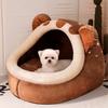 Самонагревающийся домик для щенков, уютная палатка для сна кошек, пещерные кровати, гнездо для котят в помещении, домик-питомник для маленьких и средних собак, зима