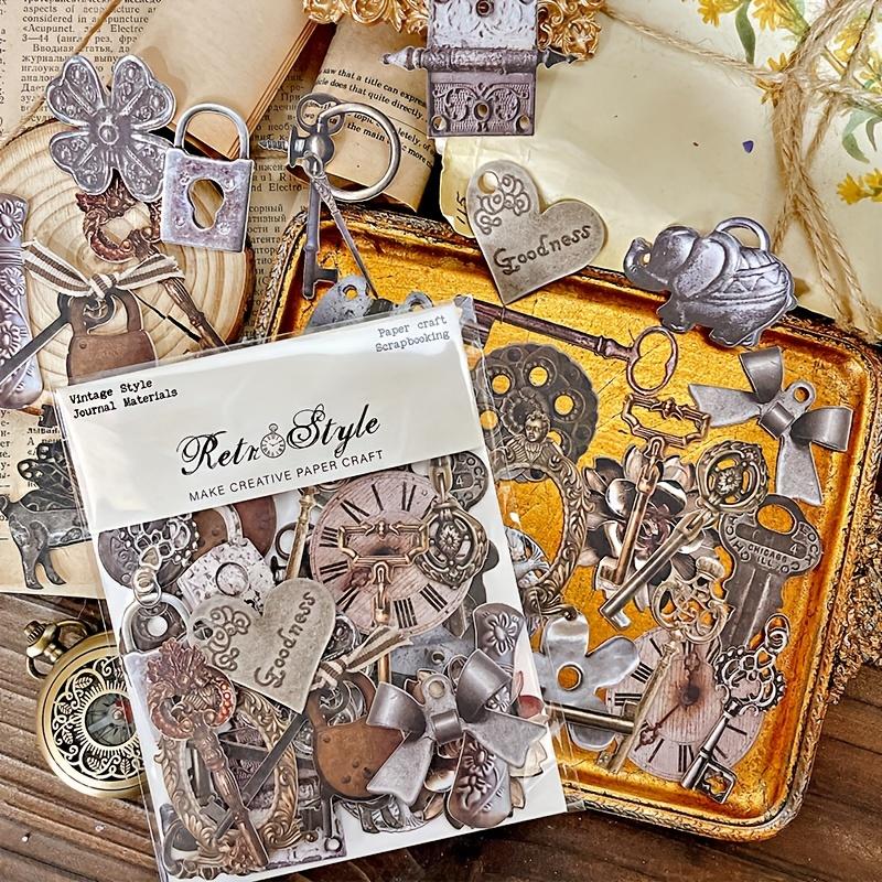 30pcs Retro Aesthetic Scrapbook Paper Decoupage Paper Pad For DIY Crafts Journaling Scrapbook Supplies Gift Wrapping Album Art Decorative Craft Paper