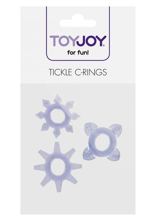 Set of 3 Purple Penis Rings