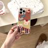 Fun Argyle Polka Dot Cartoon Dog Case for iPhone 16ProMax/15/14/17