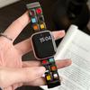 Роскошный ремешок для Apple Watch Ultra Ремешок 49 45 44 38 40 41 42 46 мм Женский браслет для iWatch S10 9 8 7 6 5 4 iwatch Correas