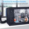Flexible Ducting Exhaust Fan Kit 4300 RPM Fan Fume Ventilation Kit  For 3D Printer Enclosure