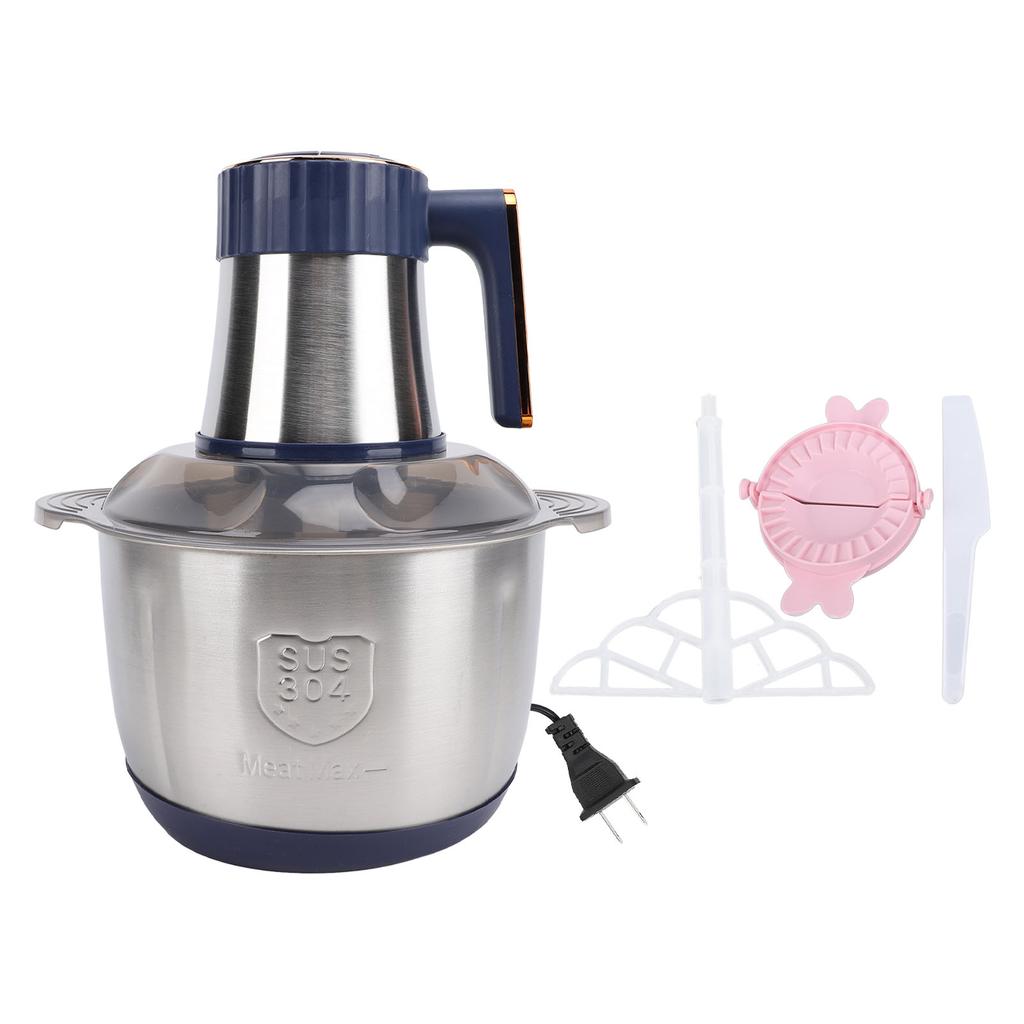 Мясорубка электрическая с чашей из нержавеющей стали 5 л, медным мотором 500 Вт для кухонного мяса V