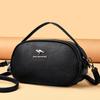 Fashionable Round Small Bag for Women New Shoulder Bag Solid Color Casual Large Capacity Mobile Phone Bag for Women