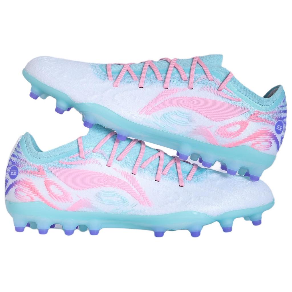 Футбольные бутсы Li Ning Унисекс Низкие Бело-розовые YSFV037-2