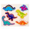 Wooden three-dimensional puzzle animal insect traffic car ocean six-in-one puzzle board wooden educational children's toy