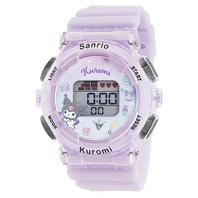 Цифровые часы Flame Sanrio Kuromi Purple [Sun Co., Ltd.] J-Axis CR3C0003-KU женские