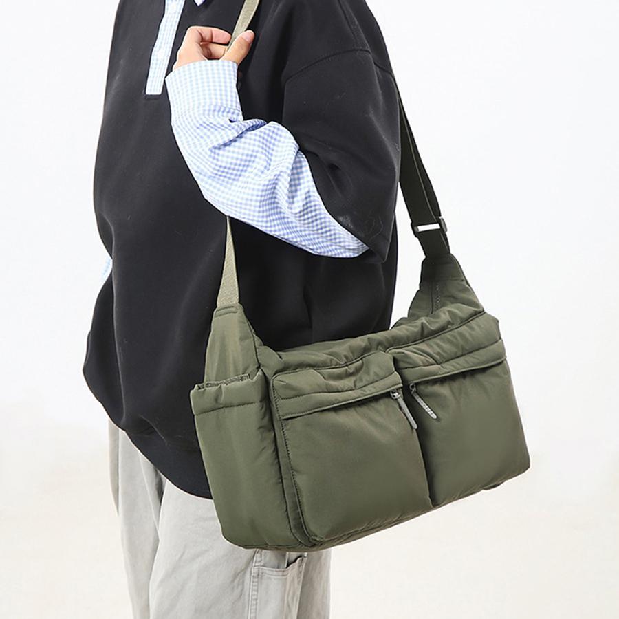 Casual Multi-pocket Messenger Bags for Women Fashion Nylon Shoulder Bag Ladies Large Handbags Female Travel Shopping Tote Purse