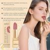 Zephoco Rose Red Metallic Cream Lipstick, Lightweight Texture, Moisturizing, Easy To Apply, Creates Glossy Lips
