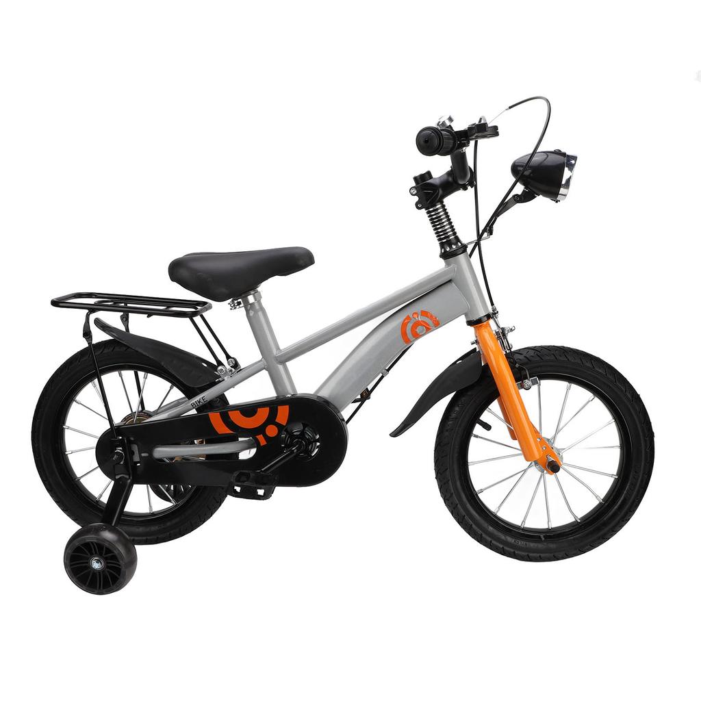 Toddler Bike 14 Inch Carbon Steel Anti Slip Handlebar Adjustable Saddle Kids Bike with Training