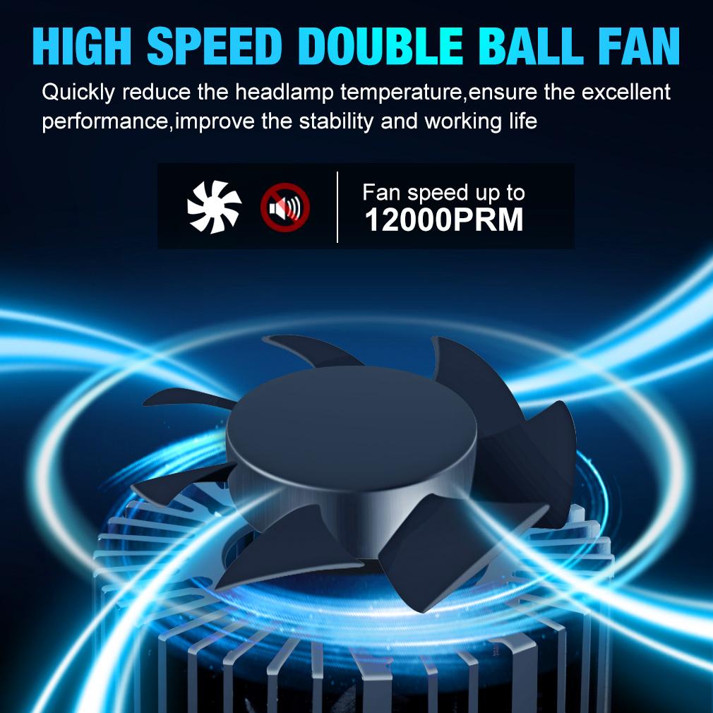 XSTORM 120 Вт H7 светодиодный Canbus 25000LM фара H1 H4 H8 H11 H16 9005 HB3 9006 HB4 светодиодная лампа 9004 9007 H13 турбо-лампа для автомобиля