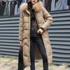 Slim-Fit Cotton-Lined Coat for Women Winter Cotton Jacket Mid-Length Cotton Coat Thickened Cotton Jacket