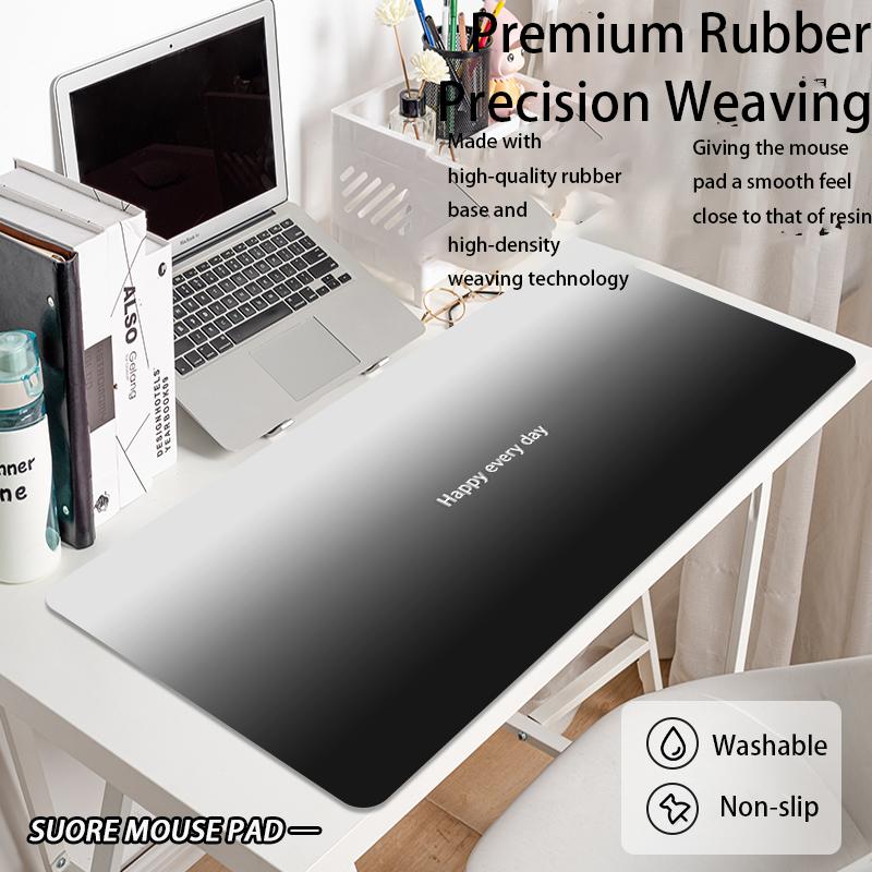 High-end Gradient Color Rubber Mouse Pad Extra-large Minimalist InS-style Texture Gaming Office Desk Pad in Stock