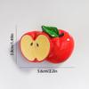 Resin Fruit Magnetic Patch Simulation Food Fridge Magnetic 3D Fruit Refrigerator Sticker AVE