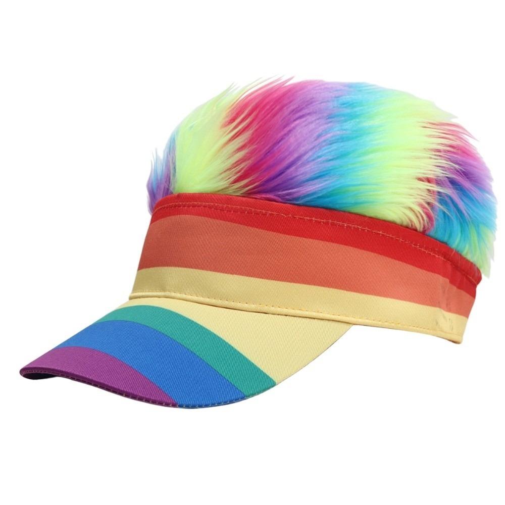 Synthetic Wig Baseball Cap Natural-Looking Hairstyle Adjustable Fashion Casual Hat Travel