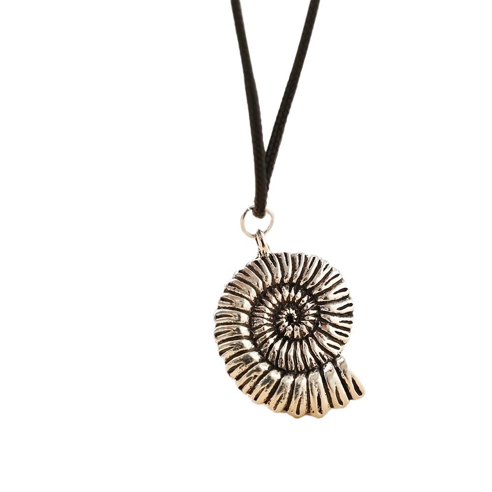 Высококлассная подвеска-ракушка в океанском стиле, цепочка-клавикула, спиральное ожерелье