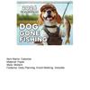 Календарь Dog Gone Fishing 2026 Спиральный переплет Плавное перелистывание страниц Настольный календарь для дома, офиса, школьной парты Декоративный практичный настольный аксессуар