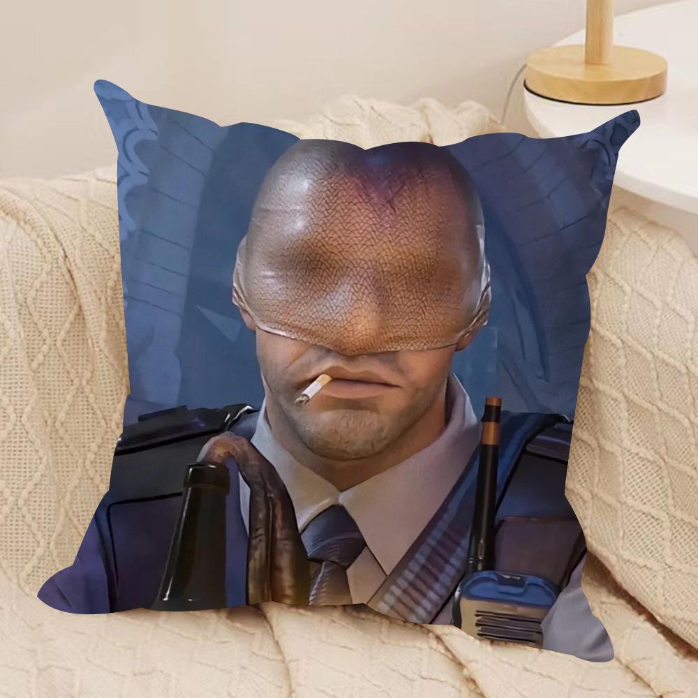 Famous Game CCS GO Meme Cushion Cover Soft Plush Pillow Cover DoubleSided Printed Sofa Cushion Summer Home Decor Gift