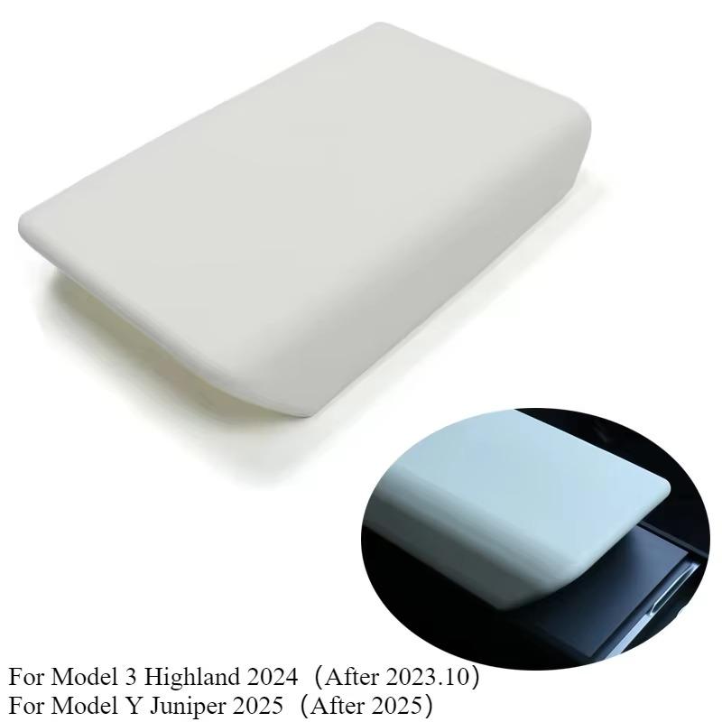 Накладка на подлокотник для Tesla Model 3 Y, подлокотник, бокс, центральная консоль, защитная TPE, защелкивающаяся установка, аксессуары для интерьера Modely