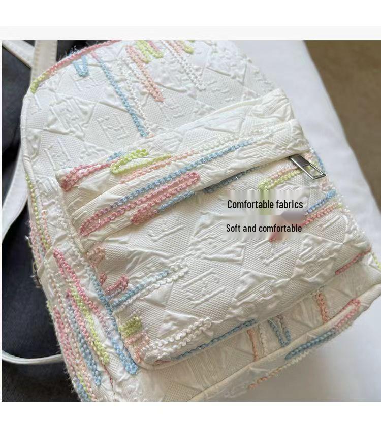 Очаровательный мини-рюкзак для весенних прогулок студенток - Сумка на плечо для мягкой девушки