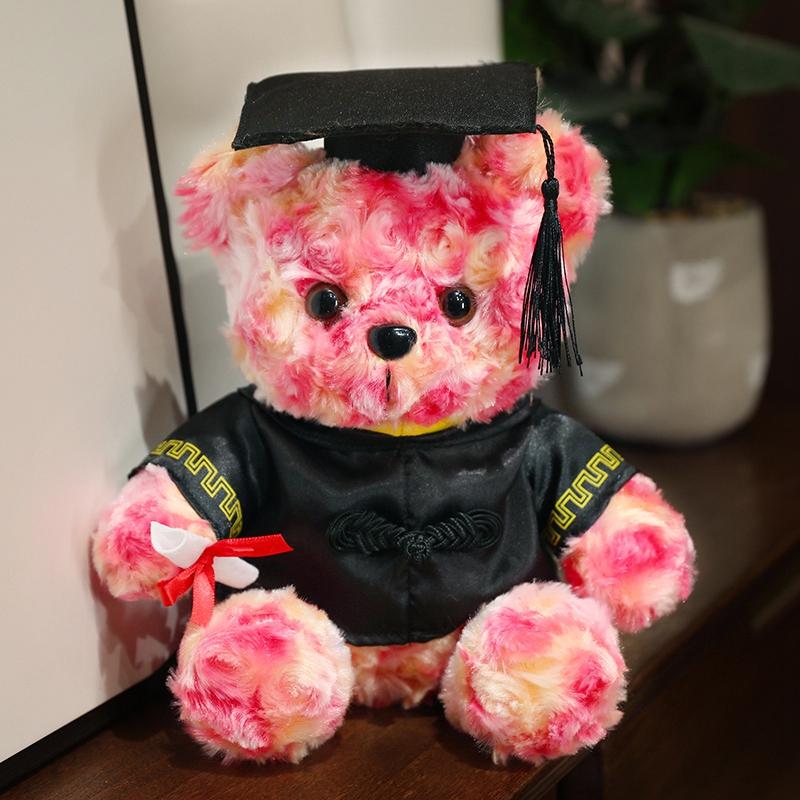 25см Каваи Плюшевые игрушки Доктор Панда Каваи Панды в шапочке доктора Плюшевая кукла Чучело игрушка Детский подарок на выпускной