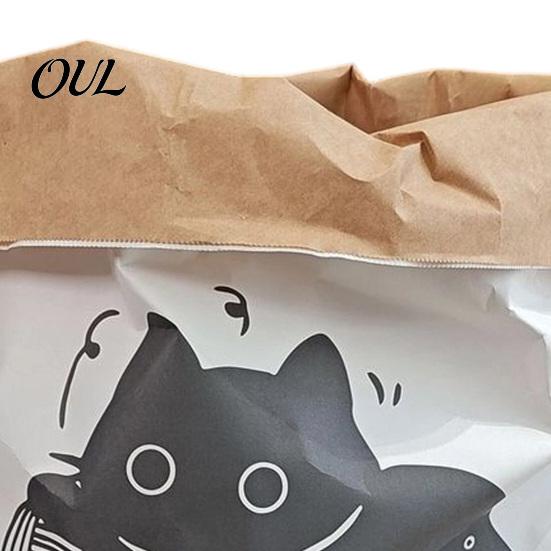 Crinkle Paper Cat Tunnel Bag, Foldable Hideaway Bed, Bag with Rustling Sound Toy Sound, Interactive Hide for Indoor Cats Kittens Toys
