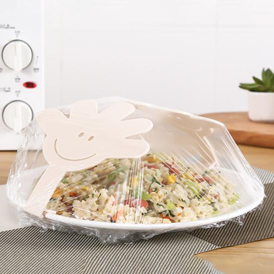 Отличные, экологически чистые, легко привлекательные, с улыбкой на лице, маленькие фиксаторы для пищевой пленки в форме руки для держателей для пищевой пленки в общежитии