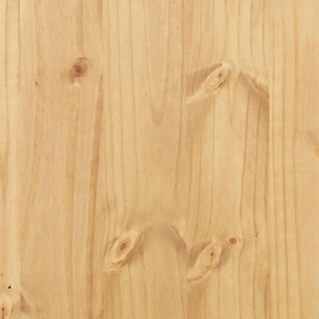 SKI Cabinet Honey Brown 40 x 46 x 81 cm Solid Pine Wood