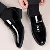 Spring New Men Elegant Minimalist Business Shoes Casual Comfortable Pointed Toe Men Fashionable Versatile Plus Size Shoes