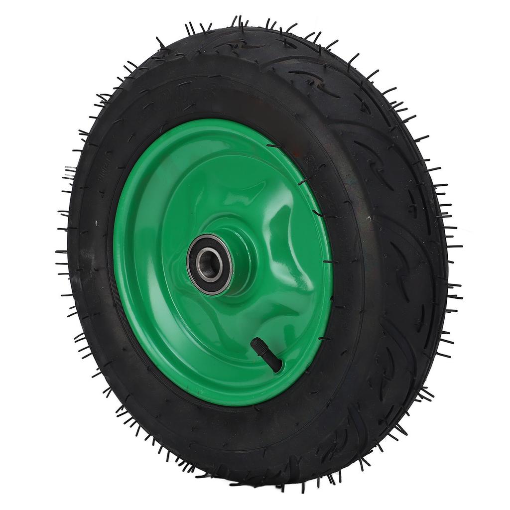 Колесо для ручной тележки 14 дюймов 550 фунтов несущая резина противоскользящее садовая тележка сменное колесо