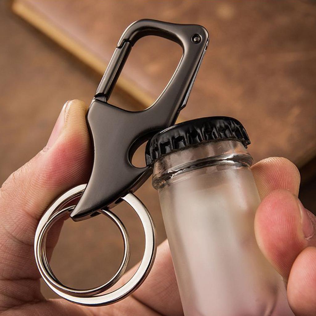 Многофункциональный и практичный брелок для ключей из сплава с небольшим ножом для разборки кронштейна экспресс-доставки