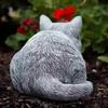 Садовое украшение Статуэтка кошки из смолы Уникальные фигурки мультяшных животных Реалистичная скульптура кошки Декор для дома