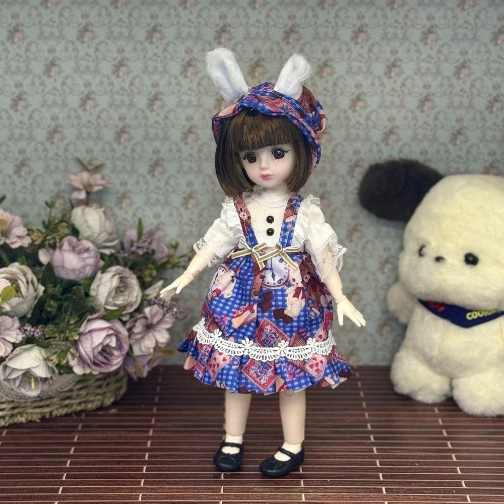Кукла с одеждой и подвижными суставами, кукла для переодевания 1/6 BJD, кукла для одевания 30 см BJD, подарки для девочек