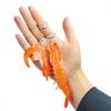 Toy Sea Animal Bag Pendant Backpack Ornament Simulation Imitation Food Keychain Shrimp Keychain PVC