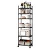 6 Tier Kitchen Shelf,floor Standing Multi-tier Household Microwave Storage Rack,multifunctional Oven Pots and Pans Storage Shelf