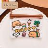 Мультяшная капибара Мини-кошелек Zero для женщин Легкий Модный Портативный Сумка для хранения помады и наушников Милый кошелек для монет