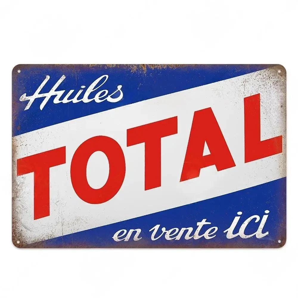 Vintage Gas Oil Brand Retro Metal Tin Sign Wall Decor for Garage Bar