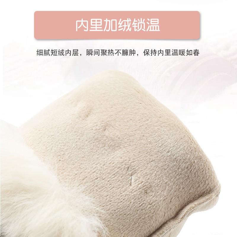 Warm Winter Womens Fleece-Lined Touchscreen Gloves With Thickened Cuff Windproof Design Cycling Outdoor Use