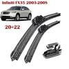 Бескаркасные дворники 20"+22" для Infiniti FX35, FX45, FX50, QX70, Nissan Murano Z50, Skyline Crossover