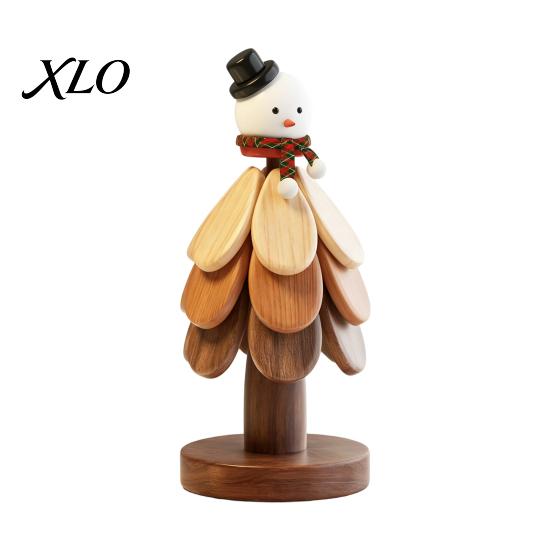 Unique Holiday Housewarming Gift Collapsible Wooden Trivets for Hot Dishes, Tree-Shaped Heat Resistant Potholders, Insulation Mat Cookware Folding