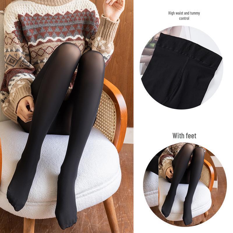 YH Cat Paw Anti-Snag Fishnet Stockings Slimming Horse Oil Nude Base Pants