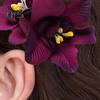 Имитация цветка заколка для волос гавайский цветочный декор боковая заколка для волос аксессуары для волос пляжный отдых фотография женская заколка для волос