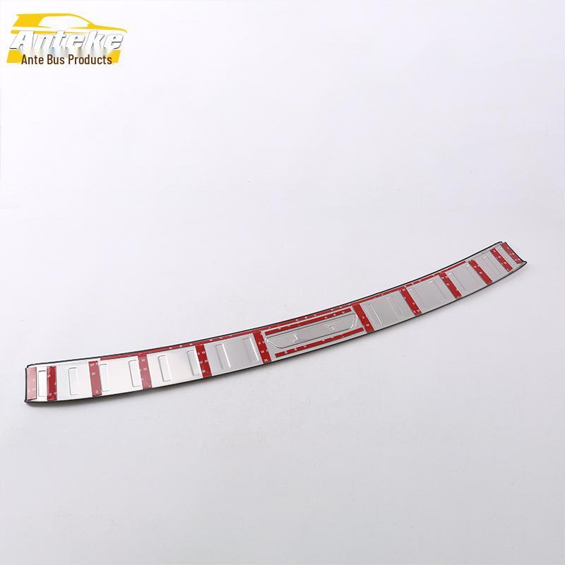 Tiguan L 2017 Rear Guard Plate Sequin & Tailgate Trunk Protection Pedal - Stainless Steel Decorative Sticker