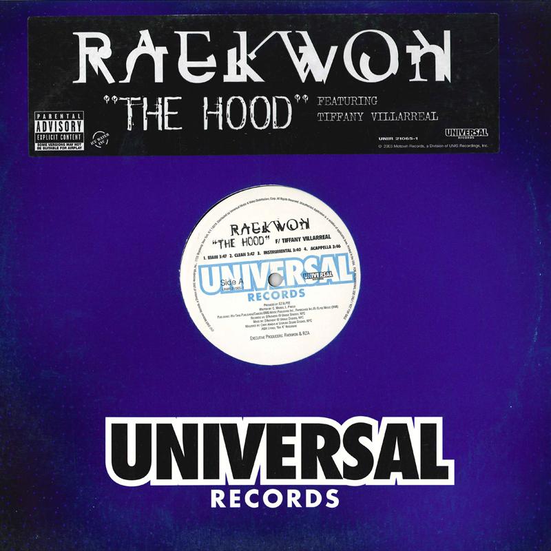 12-дюймовая пластинка RAEKWON Худи Клиентура Kidd UNIR210651 UNIVERSAL 2003 Хип-хоп/R&B из США Б/у