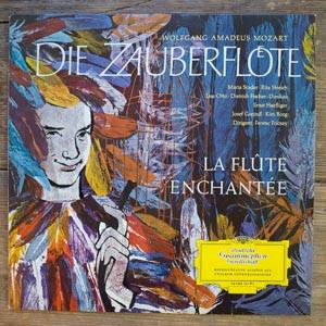 Виниловая пластинка WOLFGANG AMADEUS MOZART MARIA STAD Die Zauberflte La Flte Enchant 19194 Deutsche Grammo 1965 Германия Классика Б/у